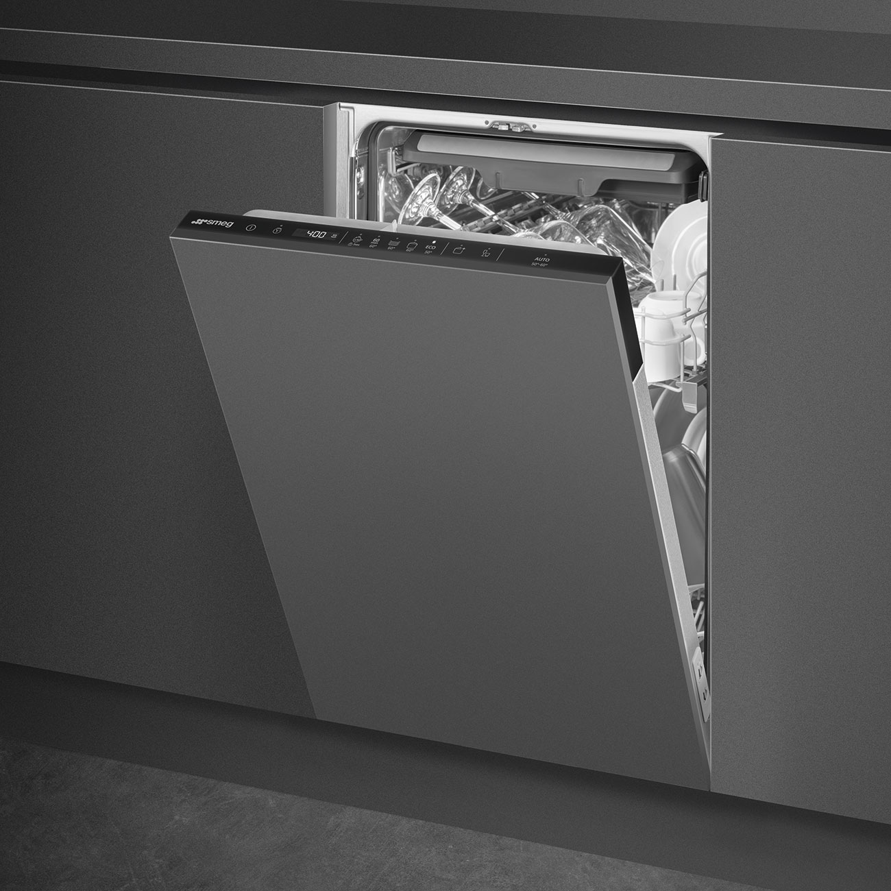 SMEG ST4523IN Полностью встраиваемая посудомоечная машина, 45 см