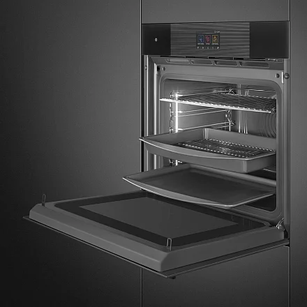 SMEG SO6104APB3 Многофункциональный духовой шкаф с технологией Multitech, 60 см, 25 функций, стекло 
